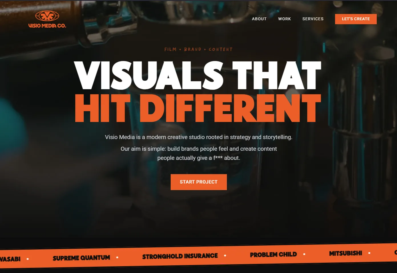 Visio Media, a media production company website in Manila, Philippines